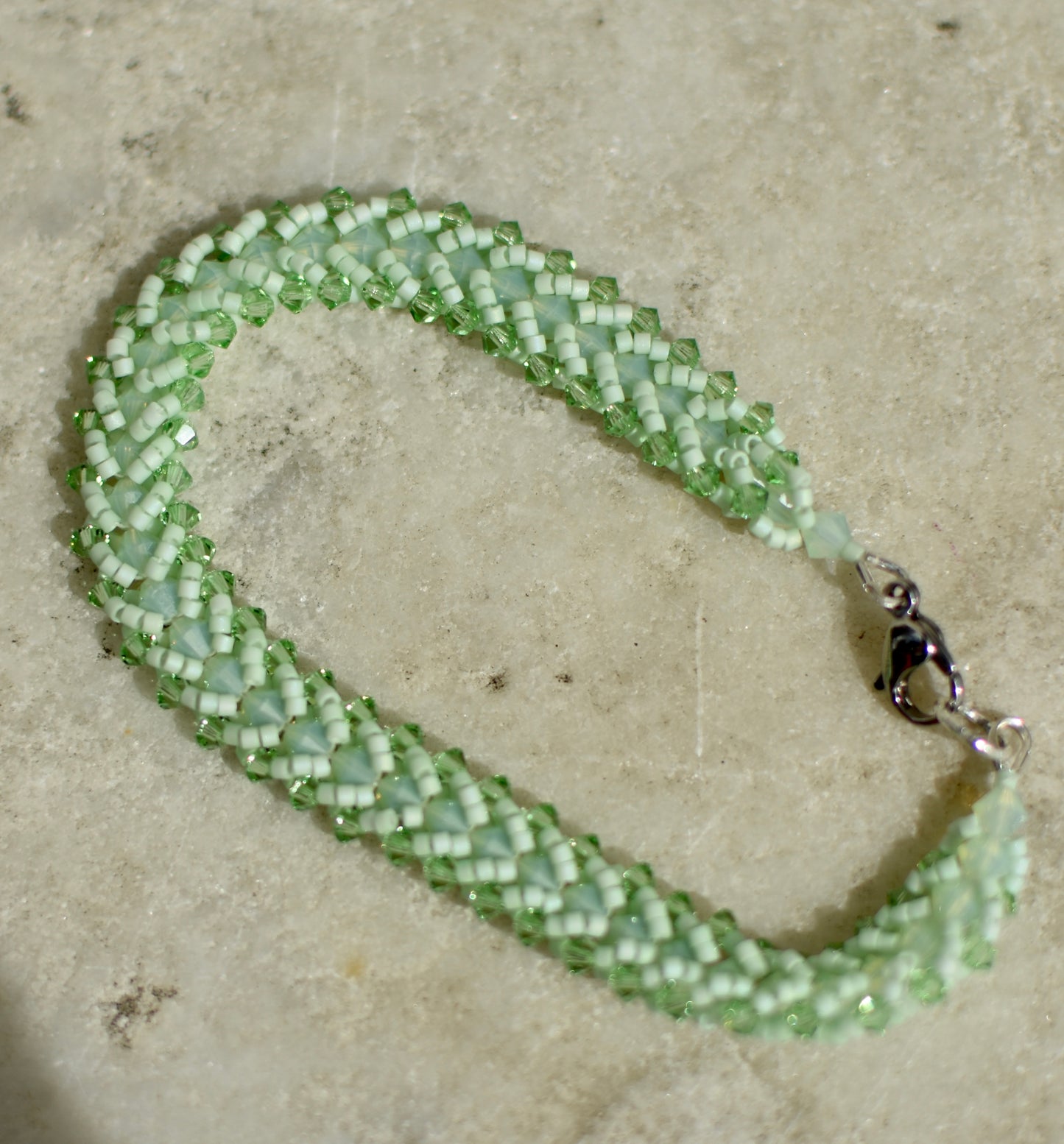 Sidewinder Bracelet - Mint Green