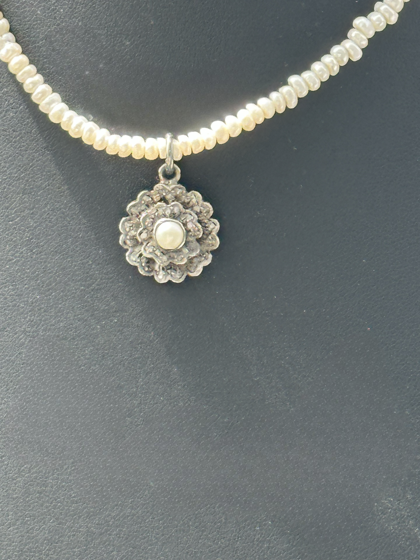 Gorgeous Pearl and Diamond Necklace